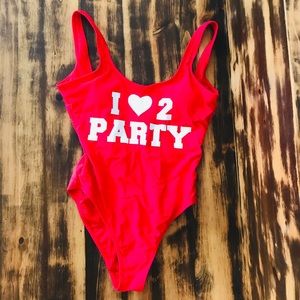 2 for $20🌷Red one piece bathing suit